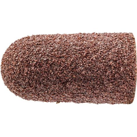 Cappuccio abrasivo POLICAP® D16xH32mm K.60 KEL-cono tondo marrone PFERD (Per 50)
