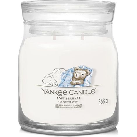 Selsey Signature Soft Blanket Candela profumata Bianca (1/3)
