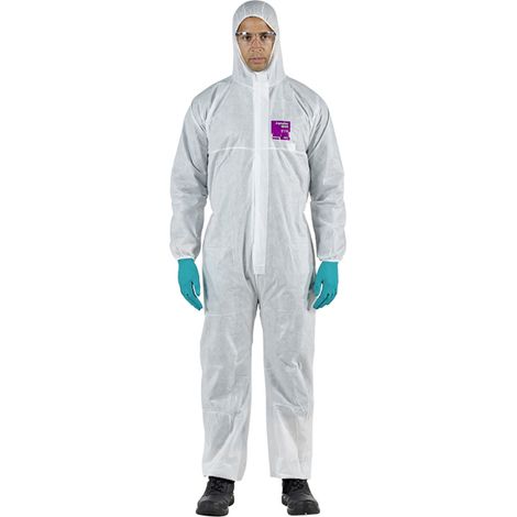 Ansell WH15S-00138-05  AlphaTec® 1500 - Modell 138 Chemikalienschutz, Weiß, XL Kleider-Größe: XL