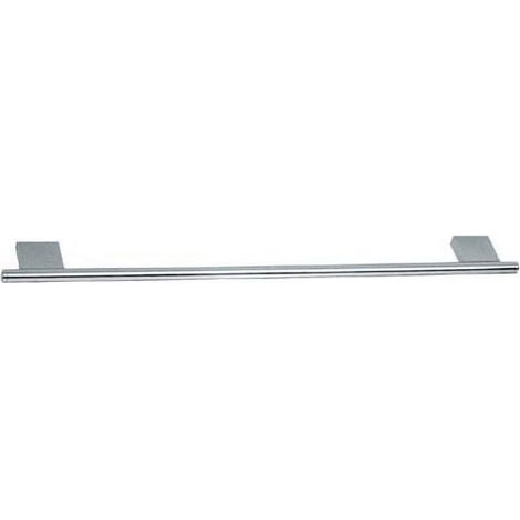 Porte serviette 1 barre fixe - Longueur : 600 mm - Matériau : Laiton - Profondeur : 57 mm - Décor : Chromé - ITAR
