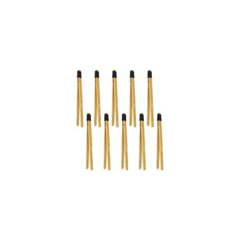10 Pièces Pinces en Bambou 18 x 1.1cm Pince Bois Grille Pain de Enveloppée Corde Pinces à Pain de Bois Réutilisables pour Pain Thé Bifteck Sandwichs Barbecue Cuisine Cornichons Salade (1/5)