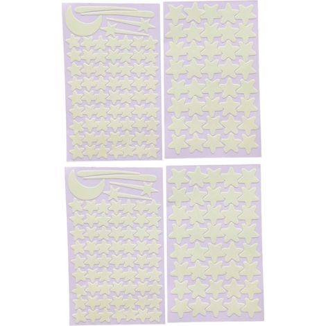 Lot de 2 autocollants muraux fluorescents pour enfants (1/5)