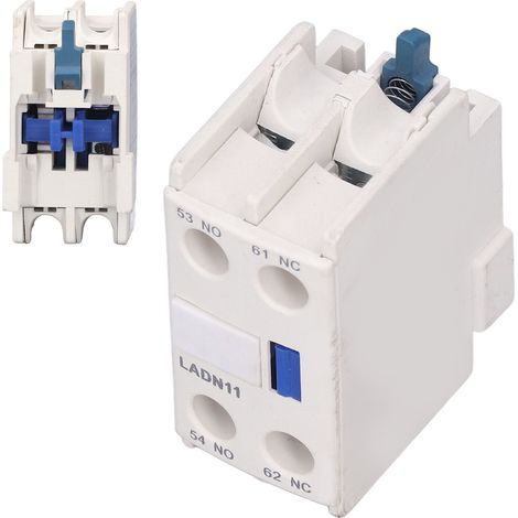 Bloc de commutation auxiliaire, module de contact de protection de circuit CA portable, à utiliser avec le contacteur CJX2 (F411(LADN11) 1NO+1NC) (1/5)