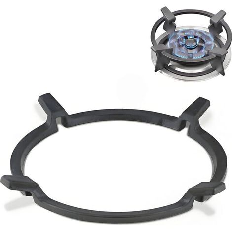 Support universel pour wok en fonte - JINFGERNE - adaptateur antidérapant pour cuisinières à gaz