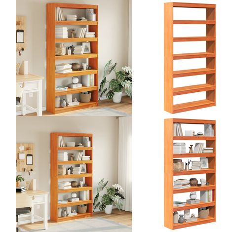 Bibliothèque/Séparateur de pièce 100x30x199,5 cm bois de pin - Bibliothèque Murale - Bibliothèque Design - Bibliothèque Bois - Bibliothèque Rangement - Séparateur De Pièce - Home & Living (1/5)