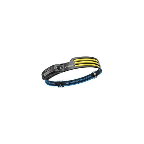 Linterna frontal LED súper potente, recargable por USB, 3 LED, 230°, súper brillante, con sensor de movimiento, resistente al agua, 0,1 kg, ligera, adecuada para pesca, camping, correr en Crezu