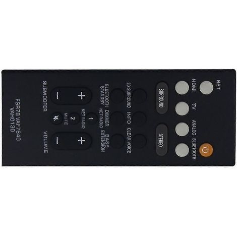 Remote Control Replacement FSR78 VAF7640 for Sound Bar Speaker ATS-1080 YAS-108 ATS1080 YAS108 (1/4)