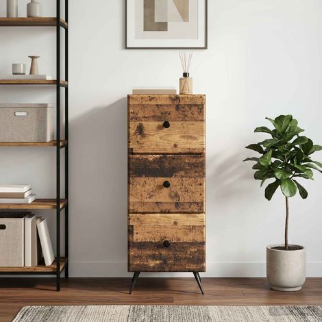 Teenpull – Schubladenschrank Altholz 33 x 34,5 x 90 cm Holzwerkstoff (1/5)