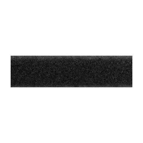 VELCRO ADESIVO TENDA FEMMINA  NERO H.CM 2 MT 50