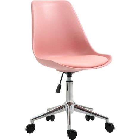 Svita – Chaise de bureau pivotante pour enfants rose – Dimensions 54 x 47 x 84,5-96 cm – Hauteur d'assise 48-59,5 cm – 5 roulettes en caoutchouc