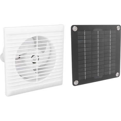 10W 12V Solar-Abluftventilator – IP67 wasserdicht – 15 cm für Hühnerställe und Unterstände – Effiziente Luftzirkulation (1/5)