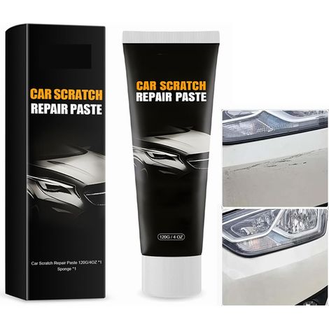 Crème de Réparation de Rayures de Voiture,Car Scratch Remover Kit,Scratch Repair Wax for Car,Efface Rayure Profonde Voiture,Auto Scratches Repair Paste,Upgraded Car Scratch Removal Wax (1/5)