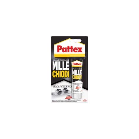 PATTEX MILLECHIODI TRASPARENTE- - gr.40 - 4 blister HENKEL
