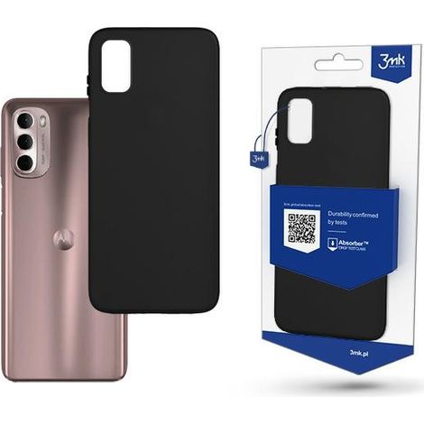 Funda 3MK Matt para Motorola Moto G Stylus 2022, color negro/negro