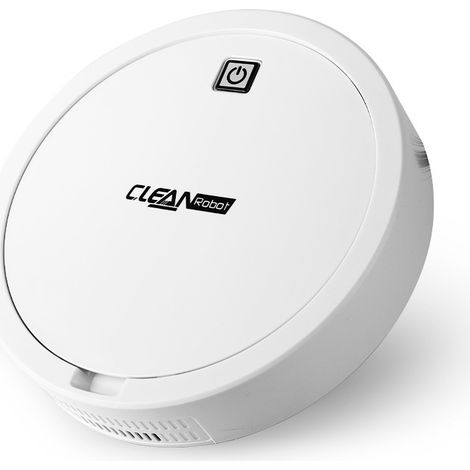 Aspirateur Robot de Balayage Rechargeable Aspirateur Robot de Balayage à Induction Automatique Intelligent 1pc Blanc