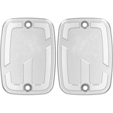 2pcs Bouchon Réservoir Liquide de Frein Avant Moto Couvercle Réservoir Carburant Supérieur Compatible C400GT 2019-2021 Titane (1/5)