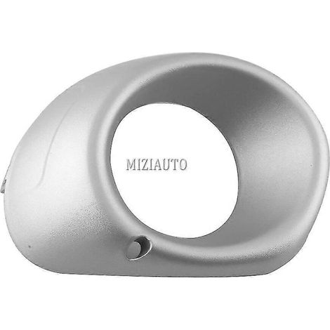 Cache antibrouillard halogène à LED pour Mitsubishi Outlander 2013-2015, enjoliveur argenté avec cadre noir, accessoires auto - Argent R (1/5)