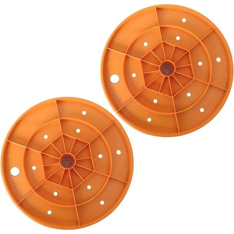 Set of 2 Reusable Drainage Discs for Flower Pots with Drainage Holes for Improved Soil Drainage and Root Health (1/5)
