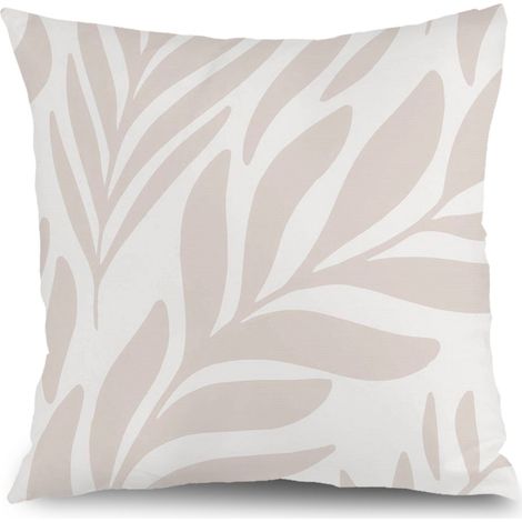 Housse de coussin jardin floral, décoration canapé élégant,40×40cm