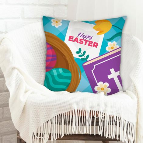 Housse de coussin sans coussin 45x45 élégant pour canapé ou lit décoration de la saint-valentin (1/5)