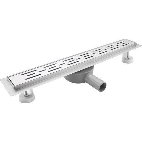 Sanitemodar – Caniveau de douche 100cm en inox – Siphon 360° avec appareil désodorisant – Drain rectangulaire pour séparation humide et sèche