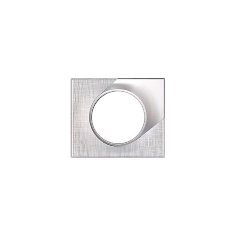 Plaque de finition - 1 Poste - COMETE Blanc