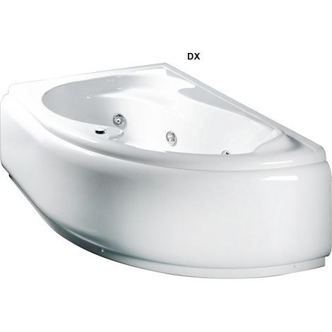 Vasca idromassaggio 150x100 destra angolare serie grazia con pannello (1/4)
