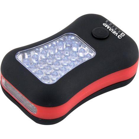 Lampada magnetica da lavoro, 24 + 4 led, 0,1W, 12 lumen - Velamp DL101.012E (1/3)