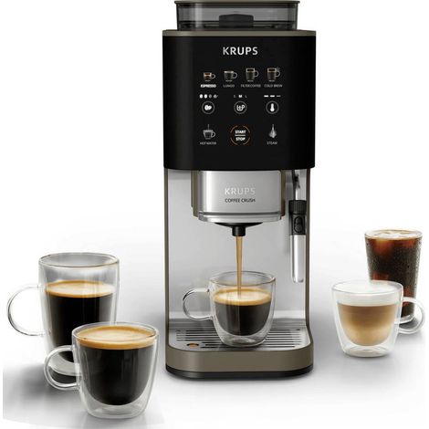 Machine à café à grain Krups SA403BE0 Coffee Crush Experience Taupe