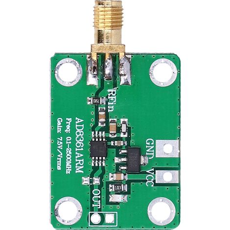 Frequenzdetektormodul HF-Mikrowellen-AM-Detektionsplatine 0,1–2,5 GHz Zubehör AD8361 (1/5)