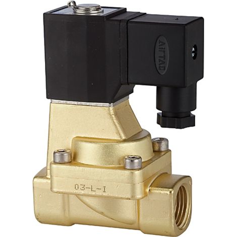 Riegler 2/2-Wege-MV., MS, NC, vorg., 24 V DC, G 1/2, PN 0,5-10 bar (1/3)