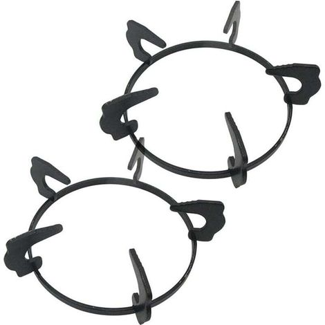 Anneau de Support de Wok de 2 pièces, Anneau de Support de Wok de cuisinière à gaz, Supports de Support de Wok Support de Casserole (1/4)