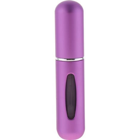 Flacon atomiseur parfum rechargeable violet 5 ml, mini spray portable de voyage rechargable (1/5)