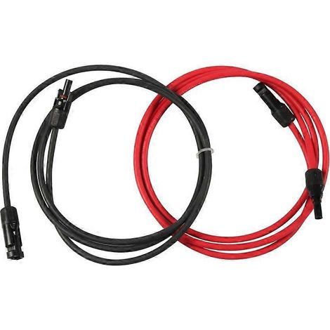 10AWG Solar-Verlängerungskabel mit weiblichem und männlichem Stecker, Solarpanel-Adapter