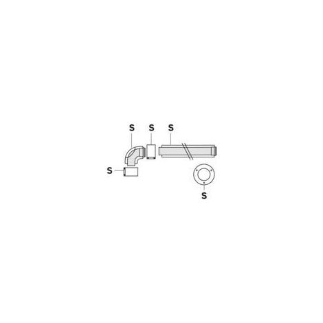 Vaillant Basis-Anschluss-Set für Überdruck Luft/Abgassystem DN100 303240