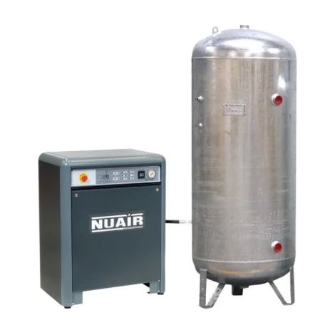 Compresseur à piston 10 CV 500 litres 13 bar NUAIR (1/2)