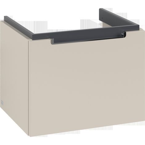 Villeroy & Boch Subway 2.0 meuble sous lavabo, 1 tiroir, lavabo (1/2)