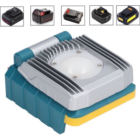 Lampe de travail/lampe torche d'atelier LED 10W compatible avec les batteries lithium-ion Bosch 14,4V/18V. (1/5)