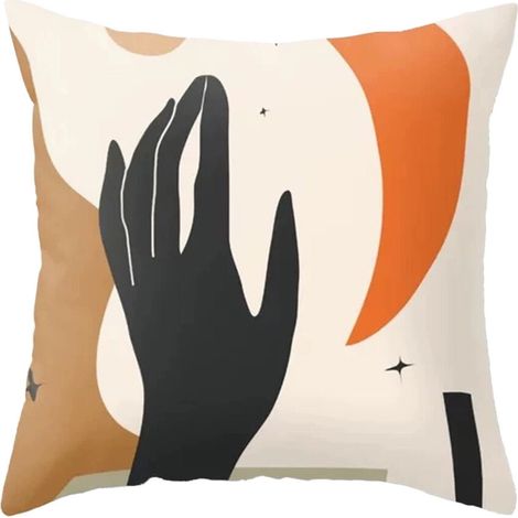 Liquidación de JINESXIAO: Fundas de almohada decorativas modernas de 45 x 45 cm para sofás, sofás cama y coches - Estilo lino para exteriores