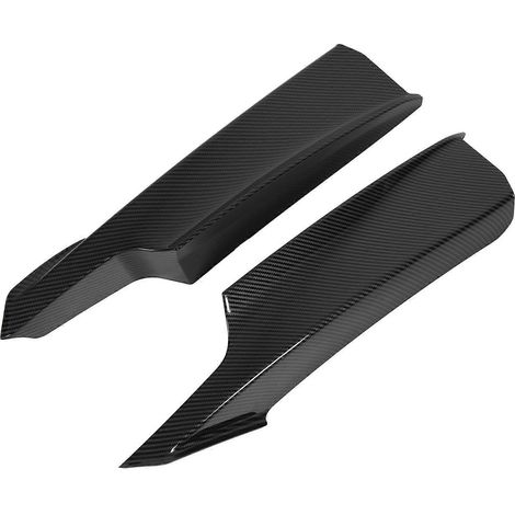 Paire de protections d'angle de pare-chocs avant pour BMW Série 3 F30 F31 F3 320i 328i 330i 335i 340i 316d 318d 320d 330d, style fibre de carbone M Sport (1/5)