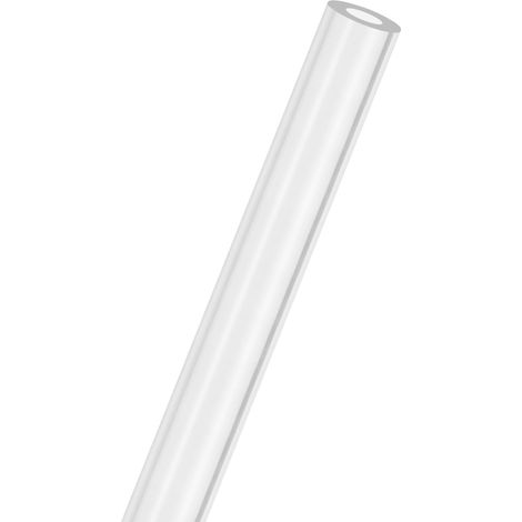 1-Pcs Tuyau Rigide En Acrylique Transparent, 6mm[0.24"] DI x 12mm[0.47"] DE Tube Rond En Plastique Pour Système De froid Par Eau/Lampes/Fontaines/Aquariums [305mm/12IN] (1/5)