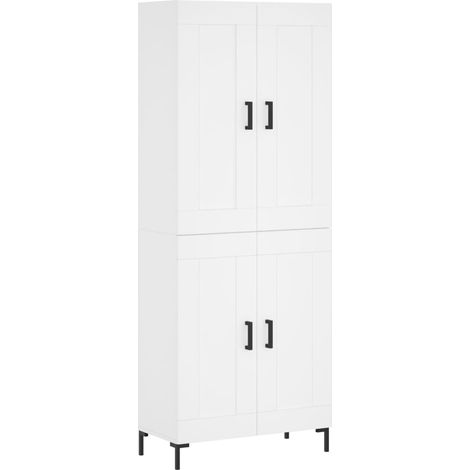 Maison Exclusive - Aparador alto madera contrachapada blanco 69,5 (1/5)
