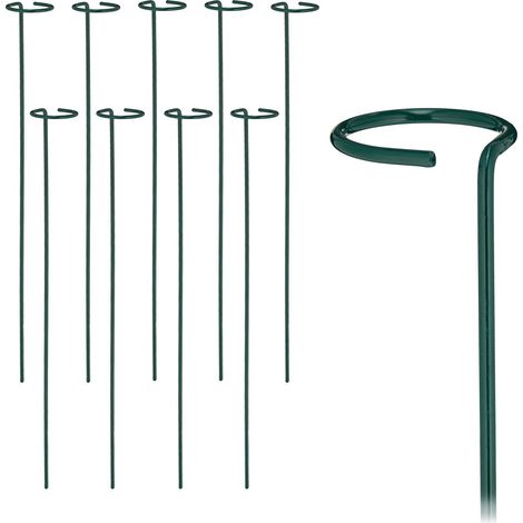 Pflanzenstützen aus Metall 10er-Pack
