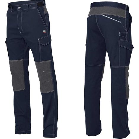 Pantaloni da Lavoro Siggi Montreal - Blue Blue XL