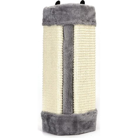 Griffoir d'angle pour chat, protection de bord murale, protection d'angle, protection d'angle en sisal, 41 x 24 x 2,5 cm (1/5)