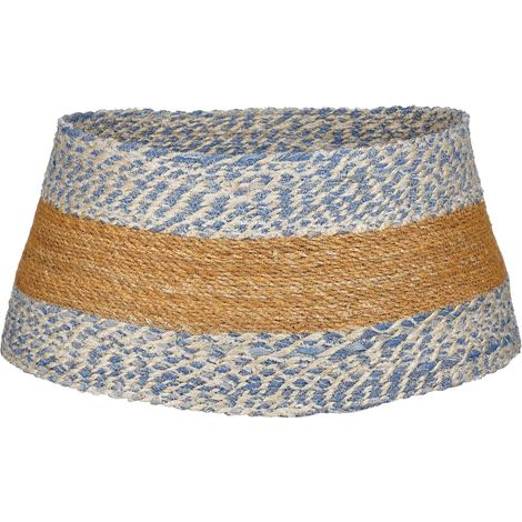 House of Seasons Jupe de sapin de Noël Bleu H26xl58xL58cm (1/5)