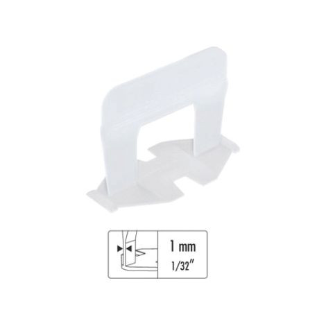 Raimondi BASE LIVELLANTE CON FERITOIA PER CUNEO PER PIASTRELLE 3/12 MM H mm. 12  fuga mm.1 - 300 pz.