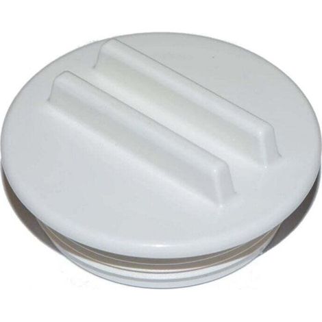 Bouchon mâle en ABS 2 pouces avec joint intégré – Raccord étanche pour tuyauterie PVC et plastique – Lot de 1 (1/3)