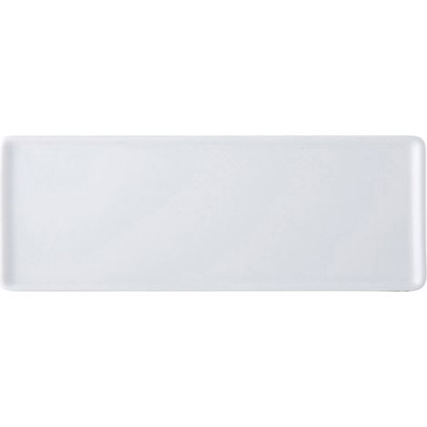 Plateau de toilette rectangulaire en céramique, petit format, plateau de baignoire, organisateur de salle de bain, porte-cosmétiques pour mouchoirs, bougies, serviettes, bijoux, bagues - 1 pièce (1/5)