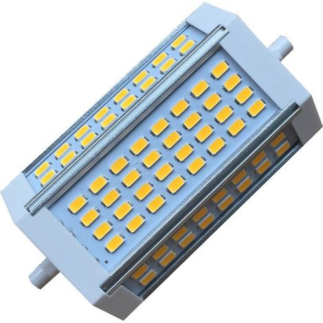 LED R7S 30W, 118 mm de long, gradation 220V/240V, Dissipateur thermique d'alimentation en aluminium épais(Blanc naturel 4000K) (1/2)